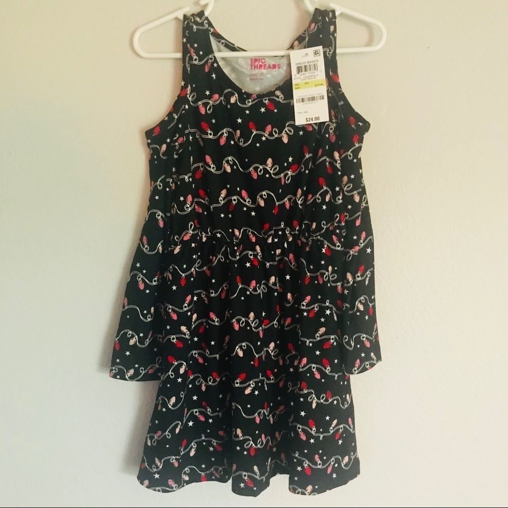 Epic threads toddler girls holiday lights dress